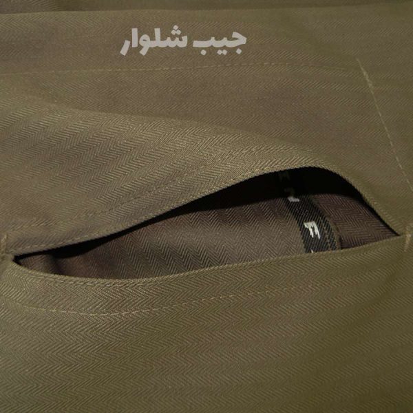 شلوار کردی مردانه قهوه ای کد 105