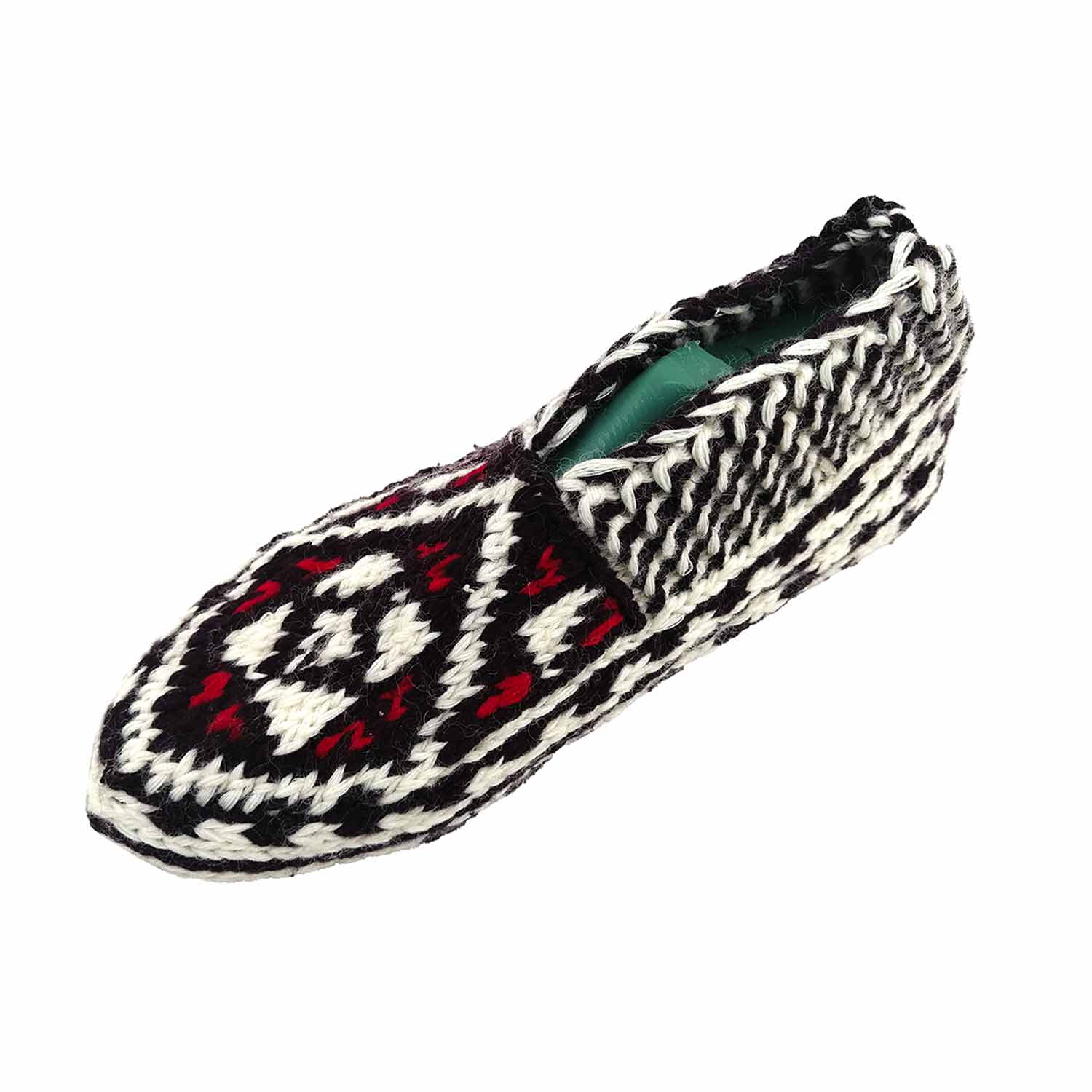 جوراب بافتنی کاموایی زنانه کردستان کد 27 جوراب بافتنی کاموایی زنانه کردستان کد 27