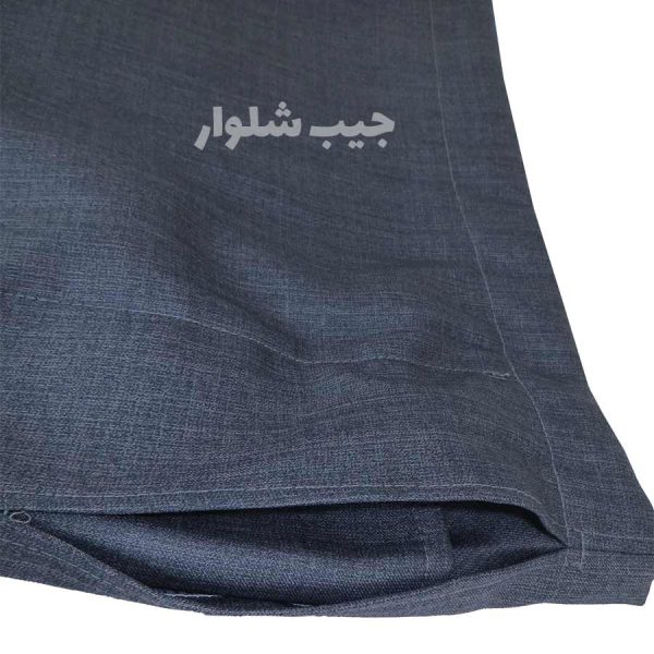 شلوار کردی مردانه خاکستری تیره کد 112