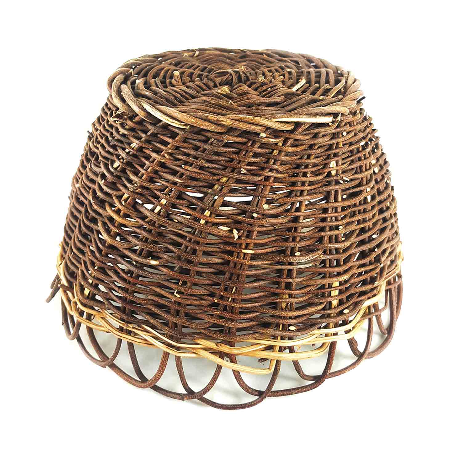 سبد میوه ارغوان بافی کردستان کد 108