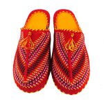 دمپایی روفرشی گیوه ای جلو بسته زنانه سایز 39 کد 140