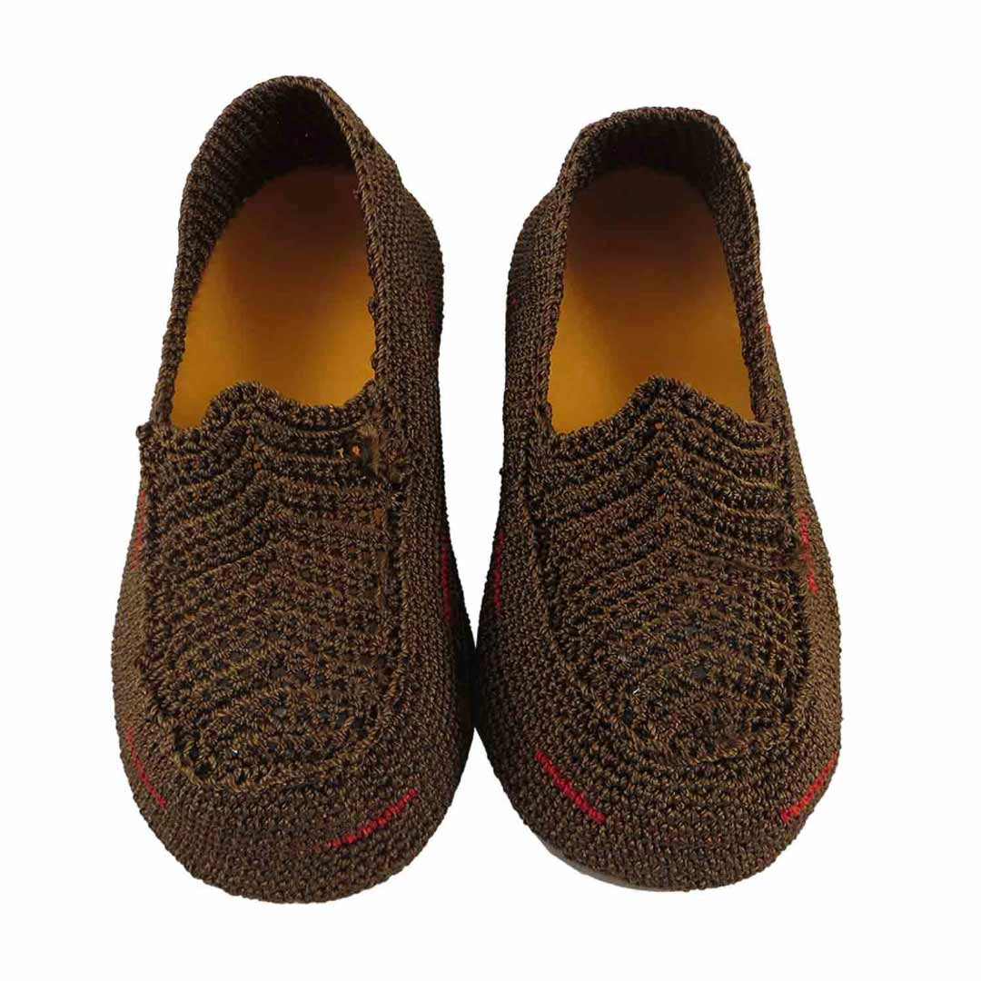 گیوه بچه گانه دستباف کردستان سایز 21 کد 118 گیوه بچه گانه دستباف کردستان سایز 21 کد 118