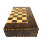 تخته نرد سنندج پشت صفحه شطرنج داخل ریشه گره گردو کد 310