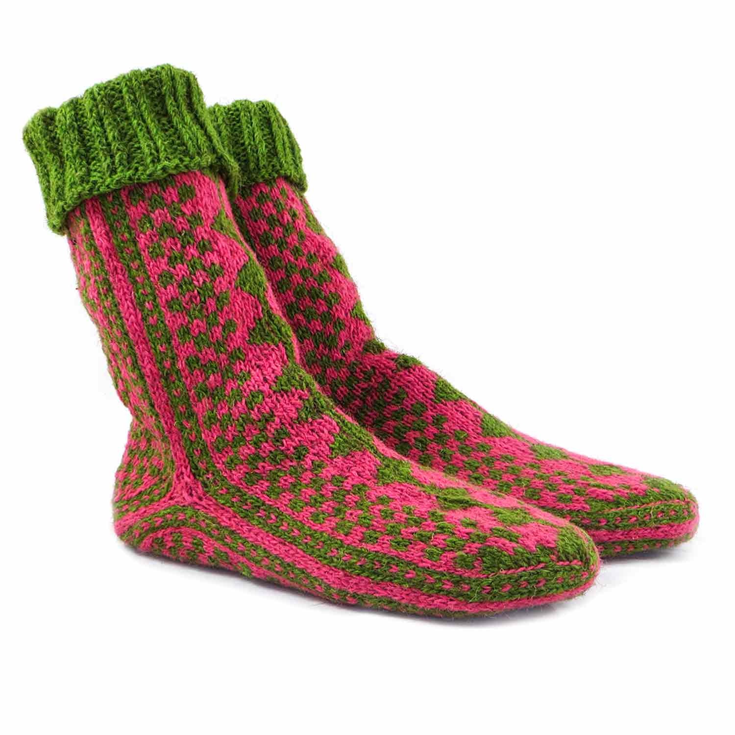 جوراب پشمی دستباف سنتی کردستان کد 149 سایز 39-40 جوراب پشمی دستباف سنتی کردستان کد 149 سایز 39-40