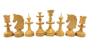 مهره شطرنج چوبی دست ساز طرح داوین