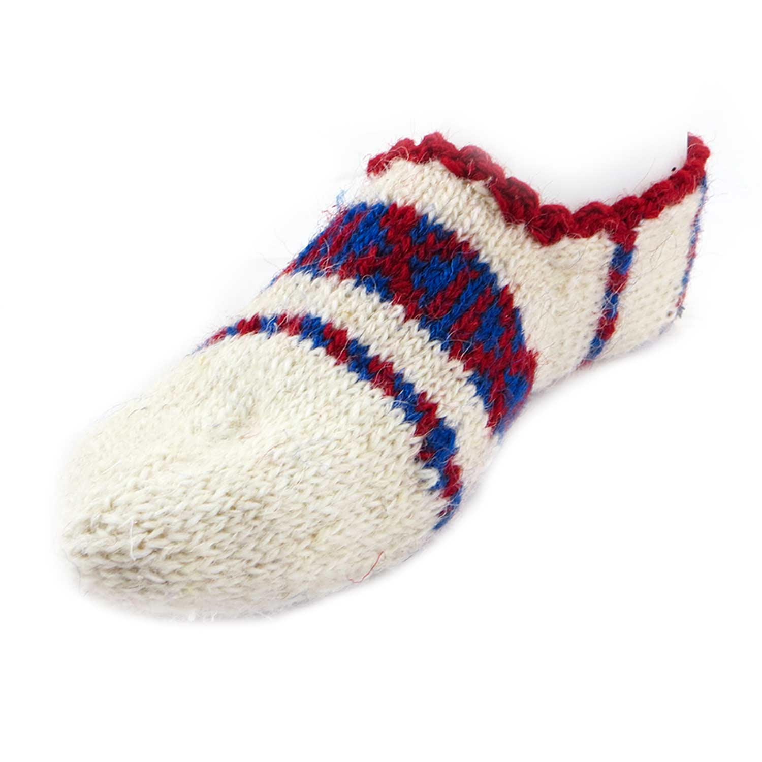 جوراب روفرشی پشمی دستباف کردستان کد 306 سایز 39-40 جوراب روفرشی پشمی دستباف کردستان کد 306 سایز 39-40