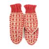 جوراب پشمی دستباف سنتی کردستان کد 156 سایز 43-44