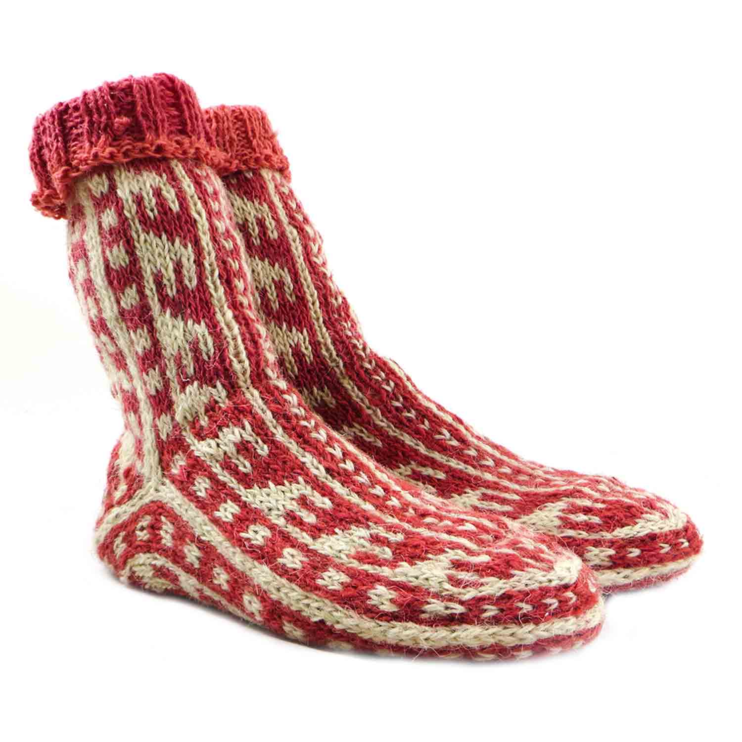 جوراب پشمی دستباف سنتی کردستان کد 155 سایز 41-42 جوراب پشمی دستباف سنتی کردستان کد 155 سایز 41-42