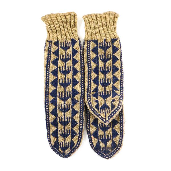 جوراب پشمی دستباف سنتی کردستان کد 211 سایز 40-41