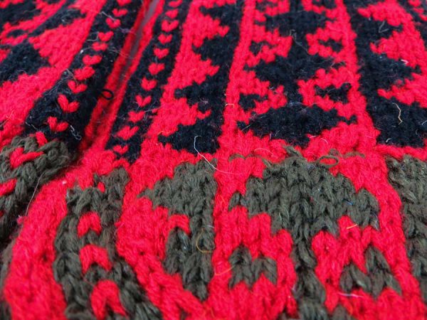 جوراب پشمی دستباف سنتی کردستان کد 197 سایز 43-44