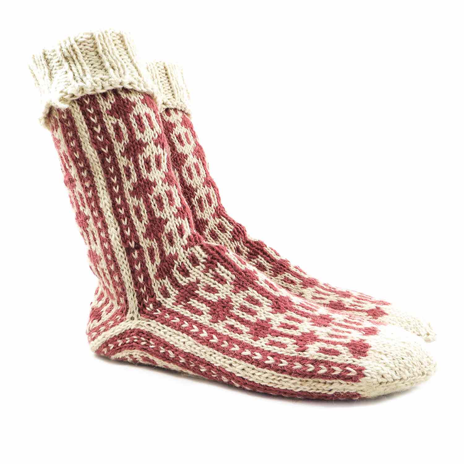 جوراب پشمی دستباف سنتی کردستان کد 190 سایز 39-40 جوراب پشمی دستباف سنتی کردستان کد 190 سایز 39-40