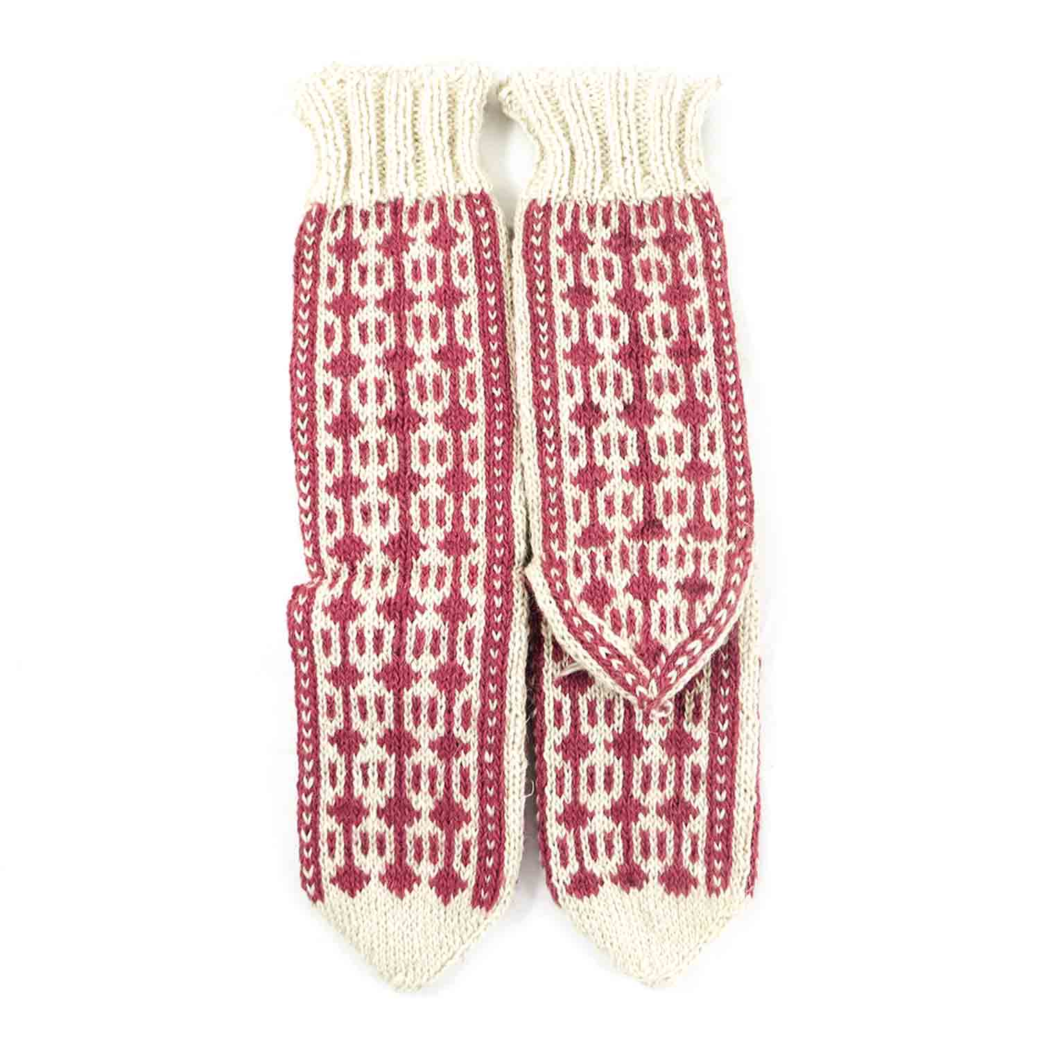 جوراب پشمی دستباف سنتی کردستان کد 190 سایز 39-40 جوراب پشمی دستباف سنتی کردستان کد 190 سایز 39-40