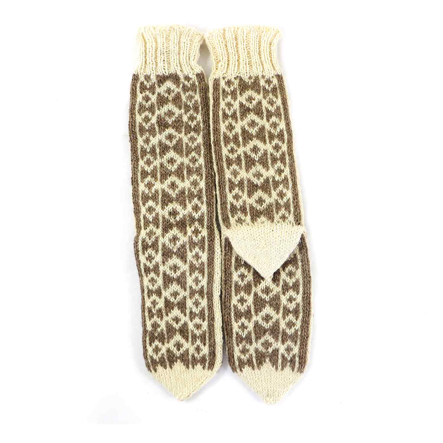 جوراب پشمی دستباف سنتی کردستان کد 175 سایز 41-42 جوراب پشمی دستباف سنتی کردستان کد 175 سایز 41-42