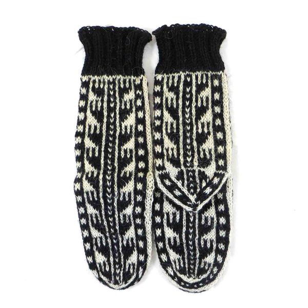 جوراب پشمی دستباف سنتی کردستان کد 218 سایز 40-41