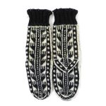جوراب پشمی دستباف سنتی کردستان کد 165 سایز 42-43