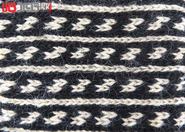 جوراب پشمی دستباف سنتی کردستان کد 174 سایز 39-40
