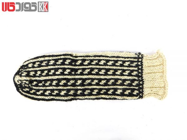 جوراب پشمی دستباف سنتی کردستان کد 174 سایز 38-39