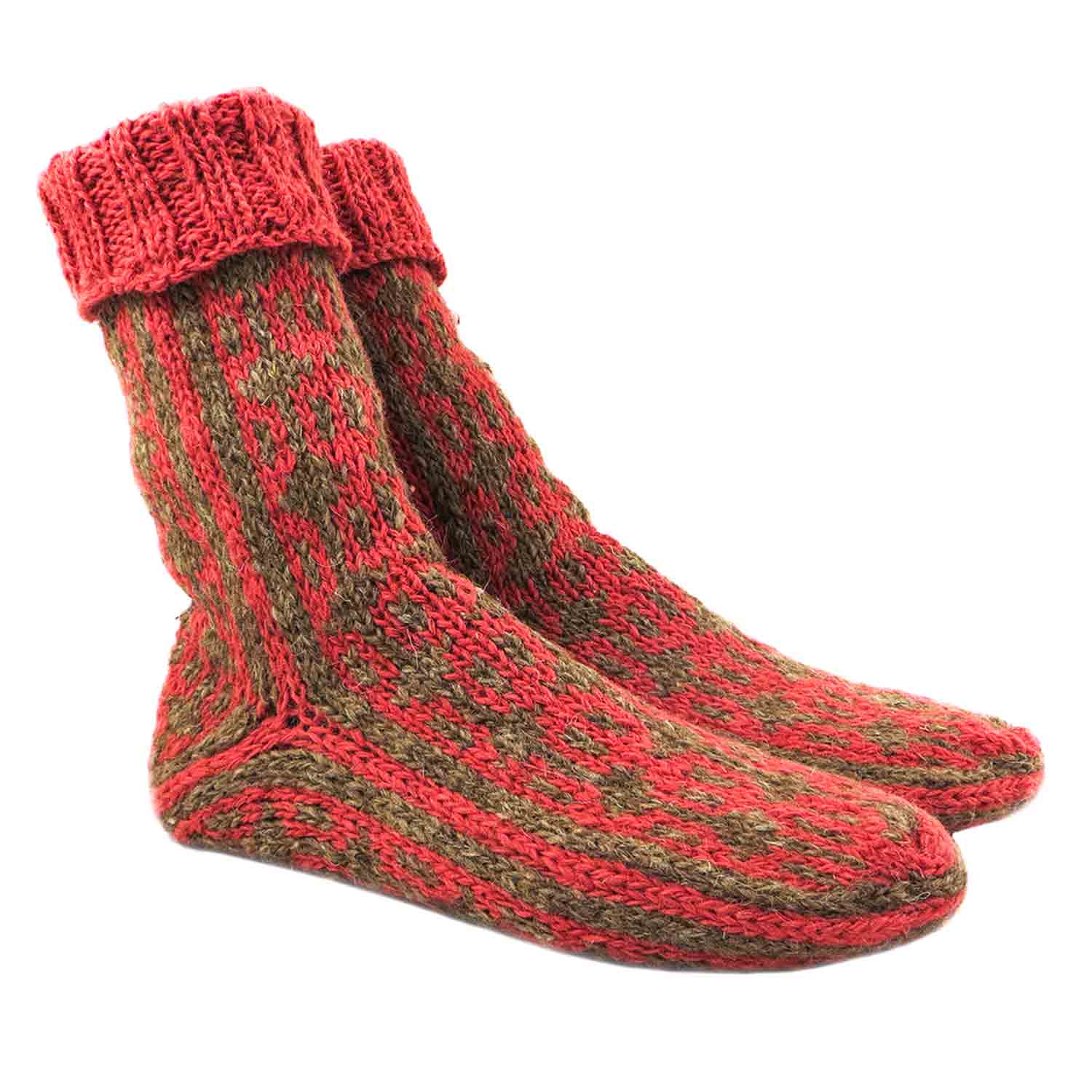 جوراب پشمی دستباف سنتی کردستان کد 207 سایز 40-41 جوراب پشمی دستباف سنتی کردستان کد 207 سایز 40-41