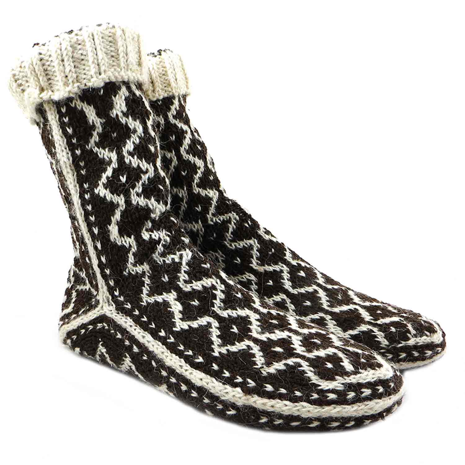 جوراب پشمی دستباف سنتی کردستان کد 167 سایز 42-43 جوراب پشمی دستباف سنتی کردستان کد 167 سایز 42-43