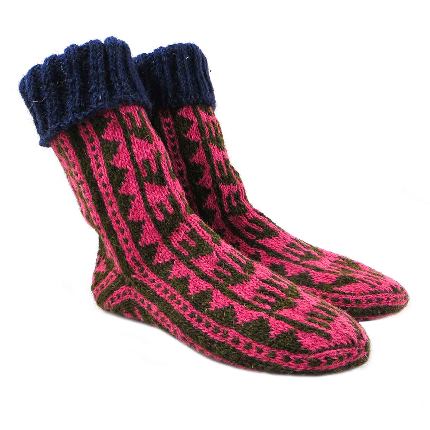 جوراب پشمی دستباف سنتی کردستان کد 209 سایز 41-42 جوراب پشمی دستباف سنتی کردستان کد 209 سایز 41-42