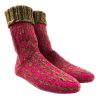 جوراب پشمی دستباف سنتی کردستان کد 160 سایز 39-40