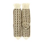 جوراب پشمی دستباف سنتی کردستان کد 213 سایز 40-41