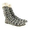 جوراب پشمی دستباف سنتی کردستان کد 217 سایز 43-44