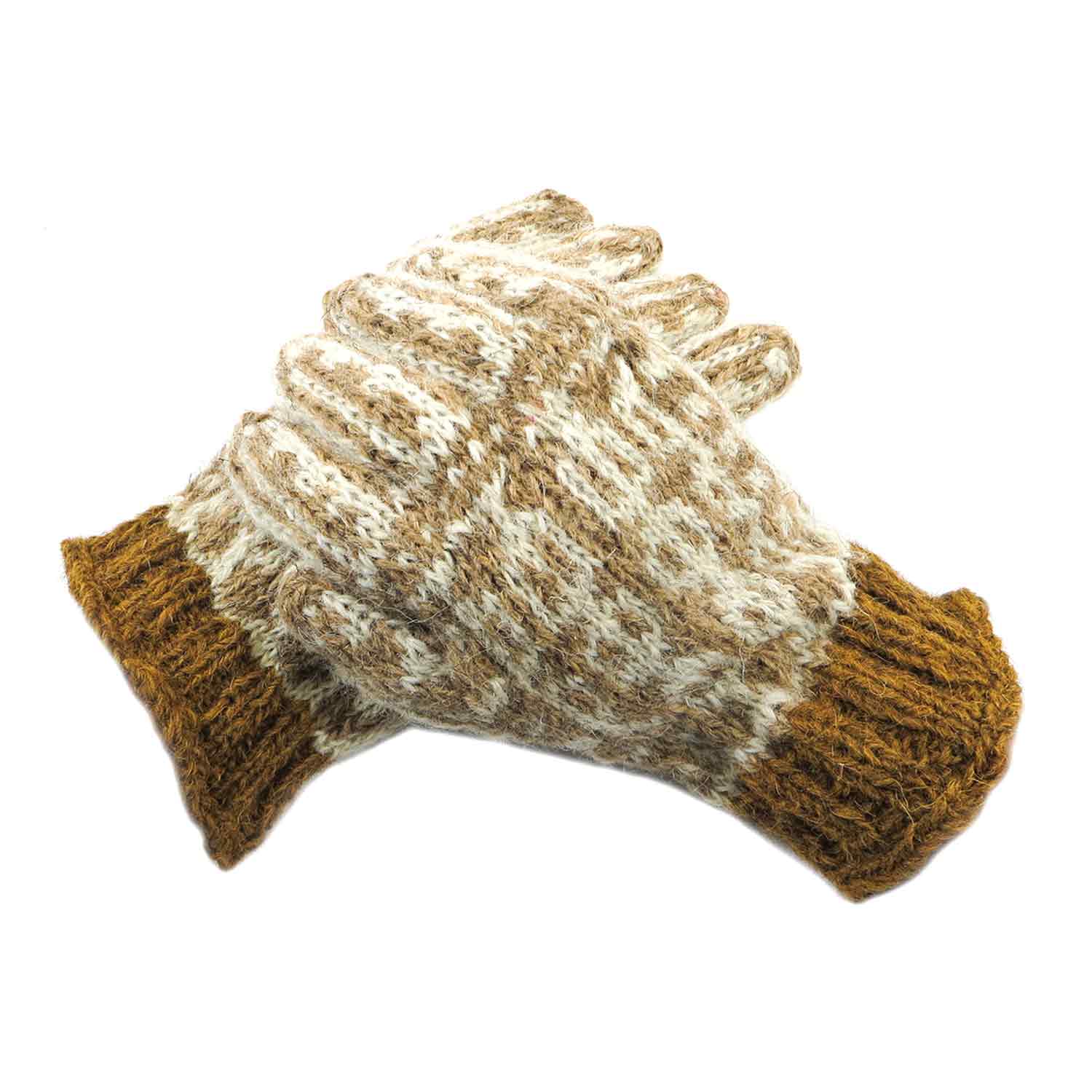 دستکش پشمی دستباف سنتی کردستان کد 101 سایز M دستکش پشمی دستباف سنتی کردستان کد 101 سایز M