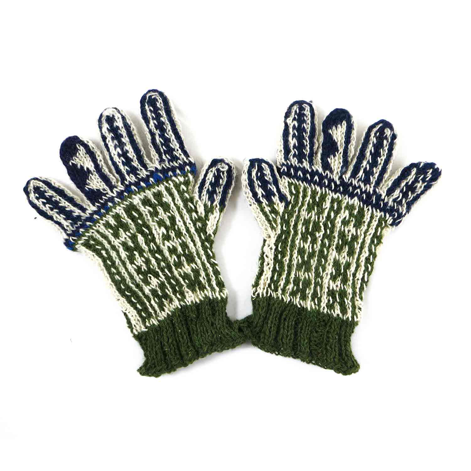 دستکش پشمی دستباف سنتی کردستان کد 102 سایز M دستکش پشمی دستباف سنتی کردستان کد 102 سایز M