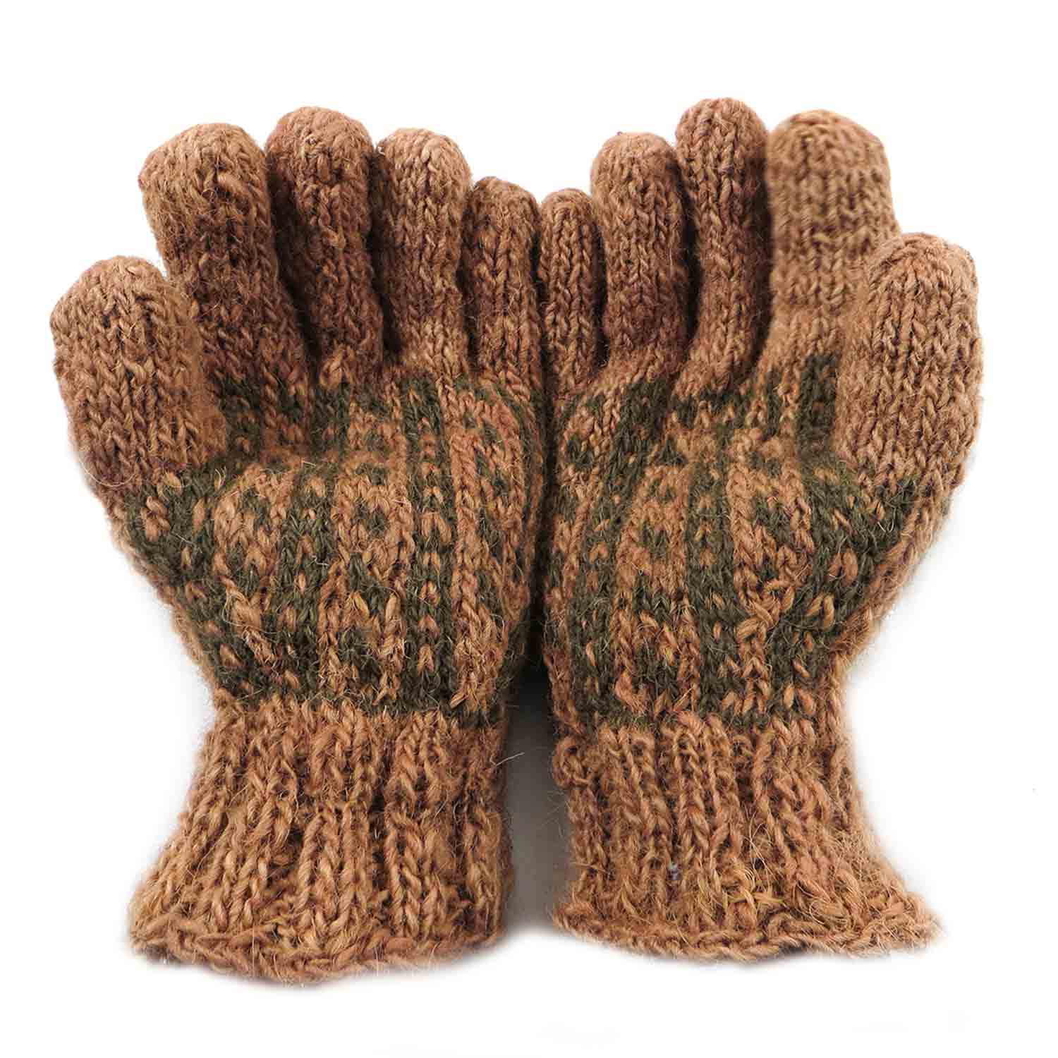 دستکش پشمی دستباف سنتی کردستان کد 104 سایز S دستکش پشمی دستباف سنتی کردستان کد 104 سایز S