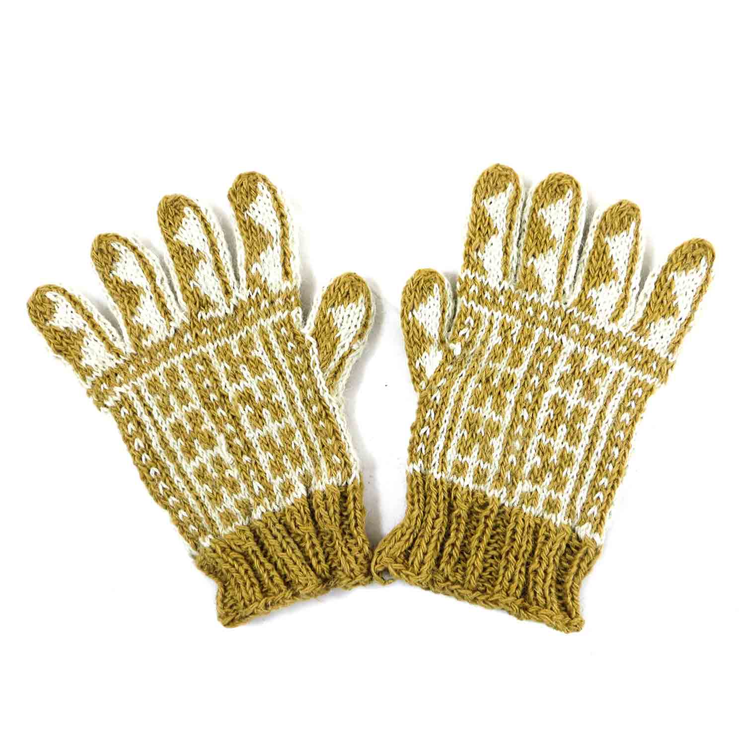 دستکش پشمی دستباف سنتی کردستان کد 107 سایز M دستکش پشمی دستباف سنتی کردستان کد 107 سایز M