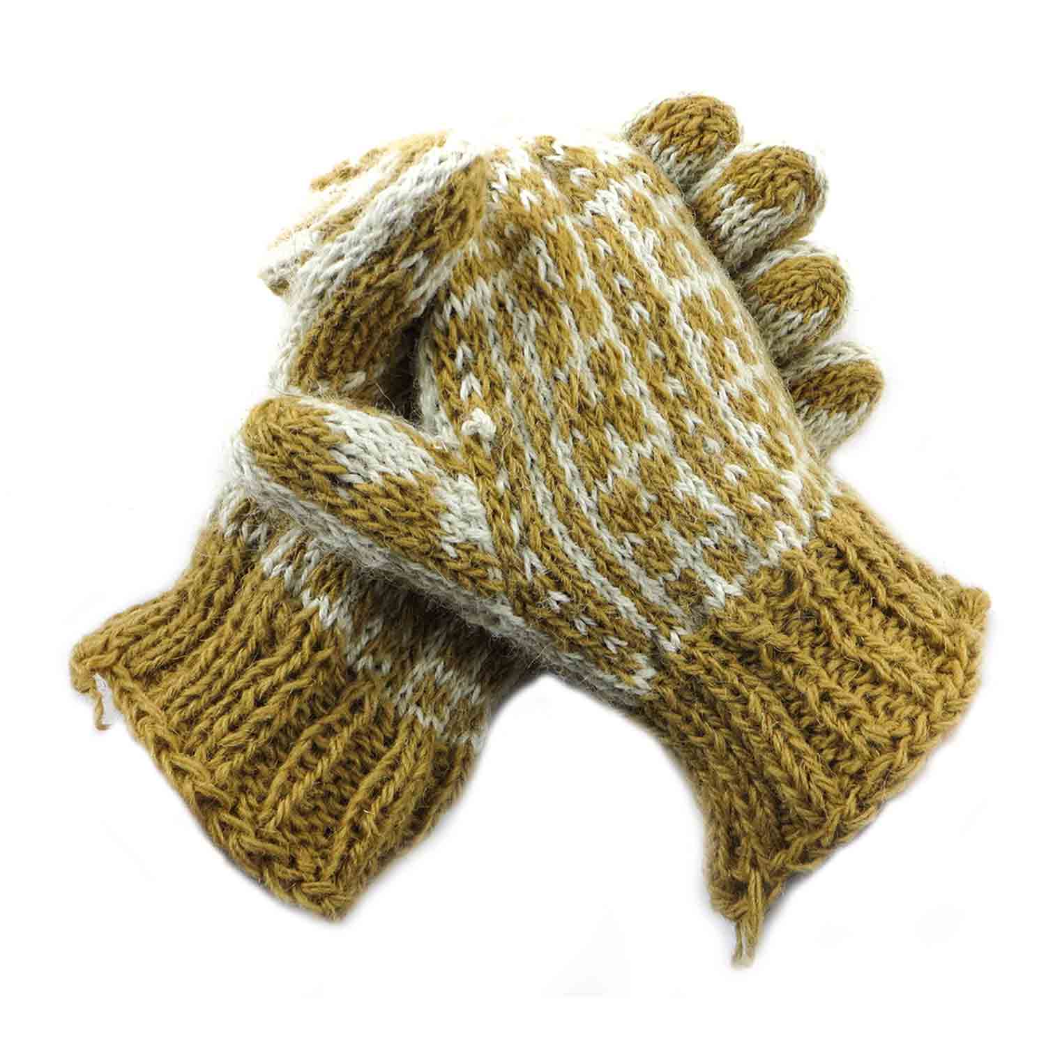 دستکش پشمی دستباف سنتی کردستان کد 107 سایز M دستکش پشمی دستباف سنتی کردستان کد 107 سایز M