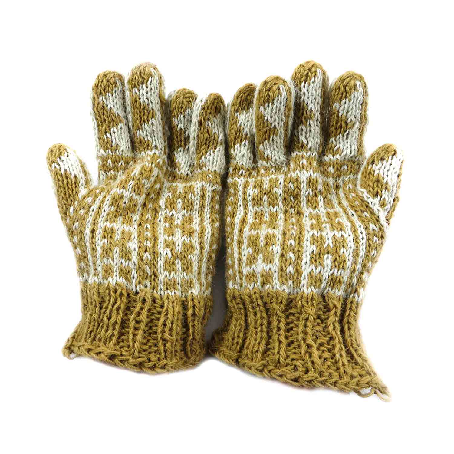 دستکش پشمی دستباف سنتی کردستان کد 107 سایز M دستکش پشمی دستباف سنتی کردستان کد 107 سایز M