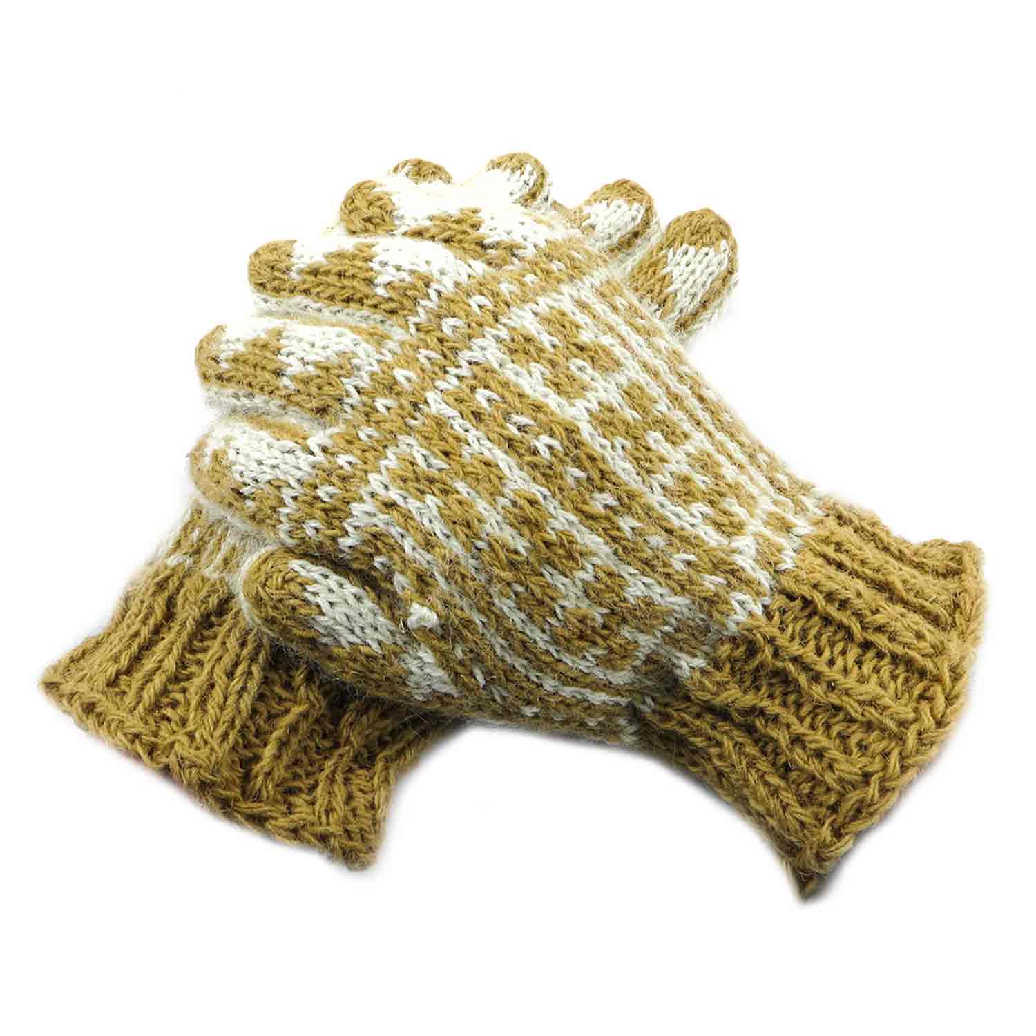 دستکش پشمی دستباف سنتی کردستان کد 107 سایز M دستکش پشمی دستباف سنتی کردستان کد 107 سایز M