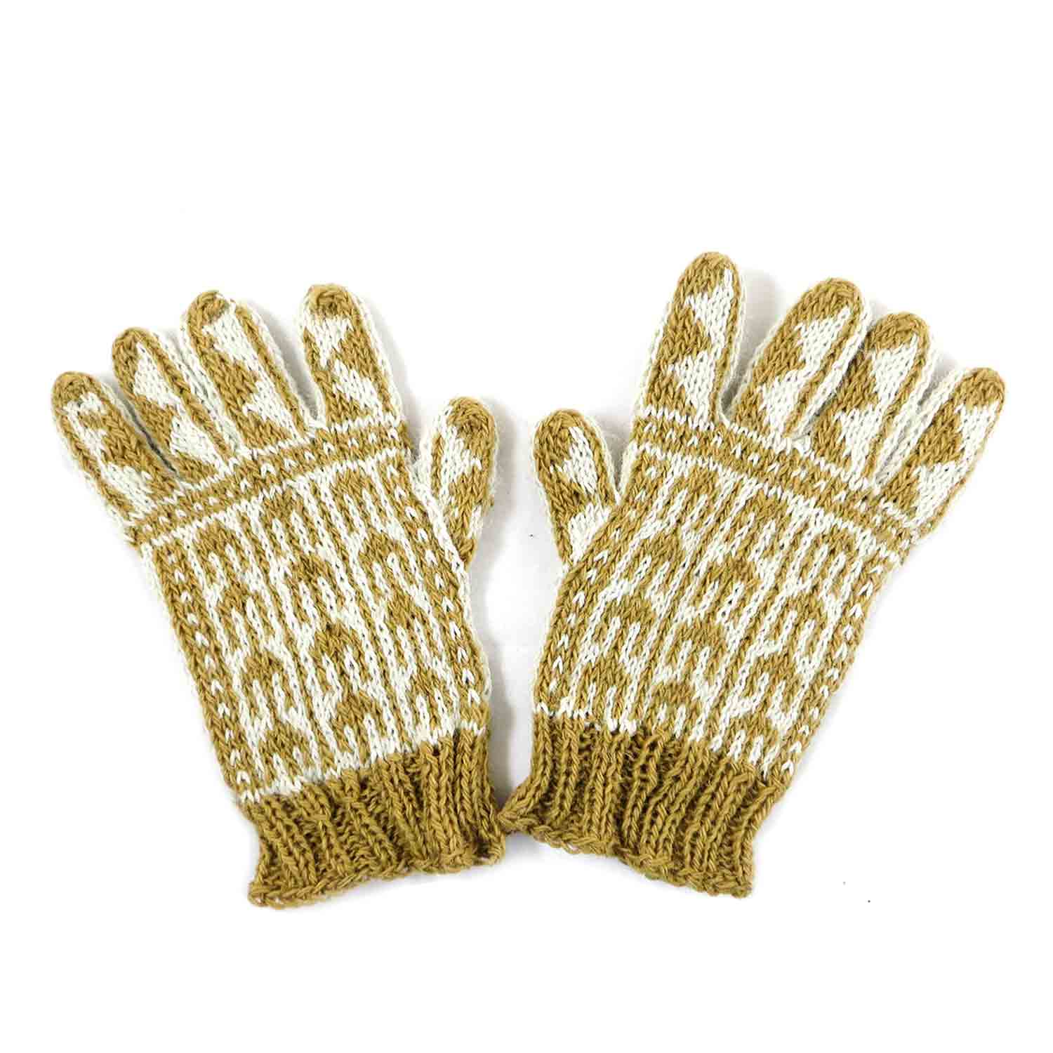 دستکش پشمی دستباف سنتی کردستان کد 108 سایز M دستکش پشمی دستباف سنتی کردستان کد 108 سایز M