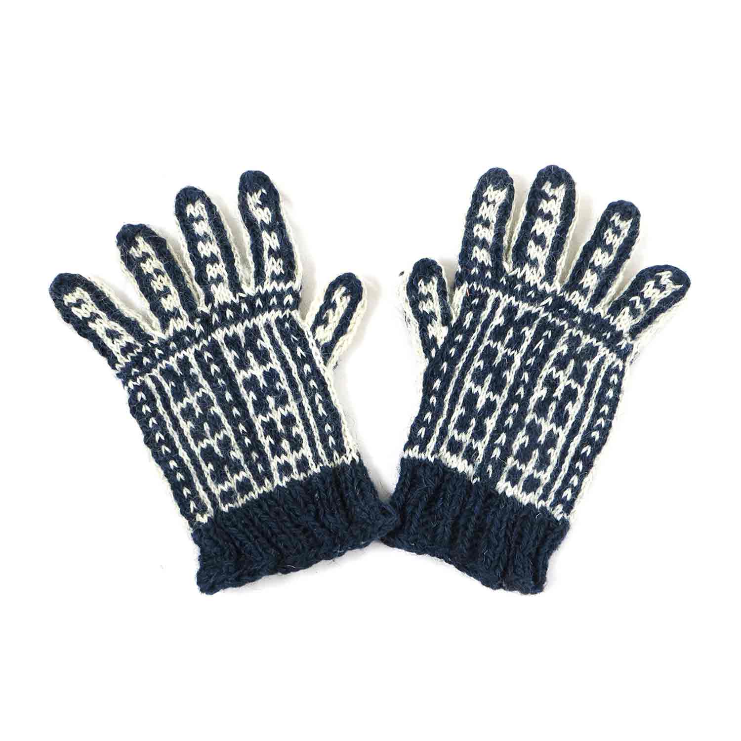 دستکش پشمی دستباف سنتی کردستان کد 109 سایز M دستکش پشمی دستباف سنتی کردستان کد 109 سایز M