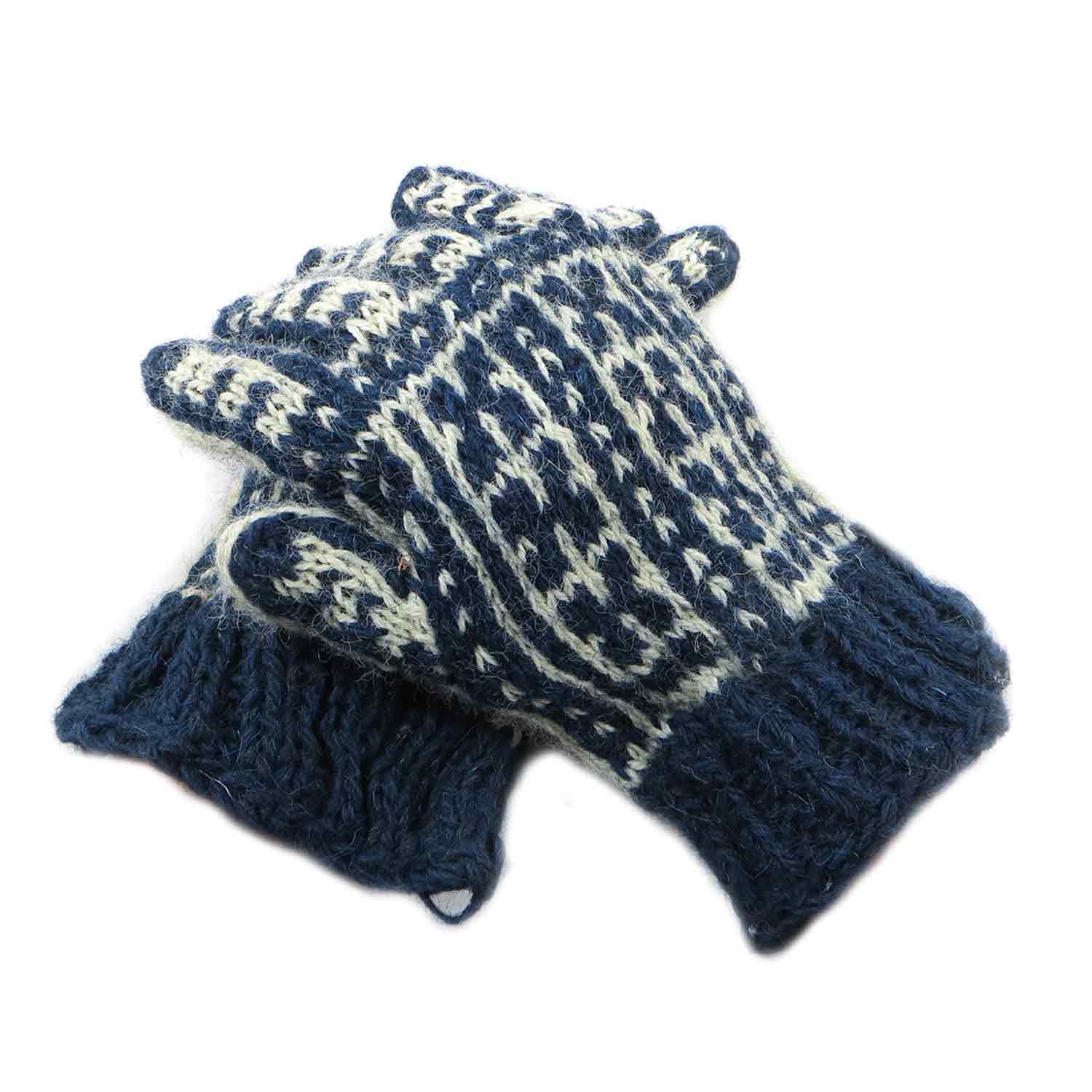 دستکش پشمی دستباف سنتی کردستان کد 109 سایز M دستکش پشمی دستباف سنتی کردستان کد 109 سایز M