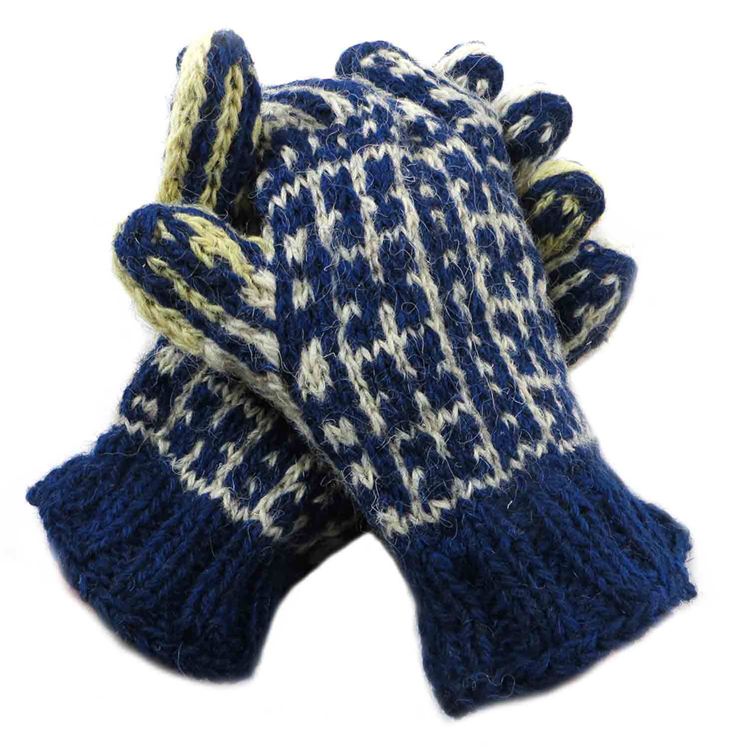 دستکش پشمی دستباف سنتی کردستان کد 111 سایز M دستکش پشمی دستباف سنتی کردستان کد 111 سایز M