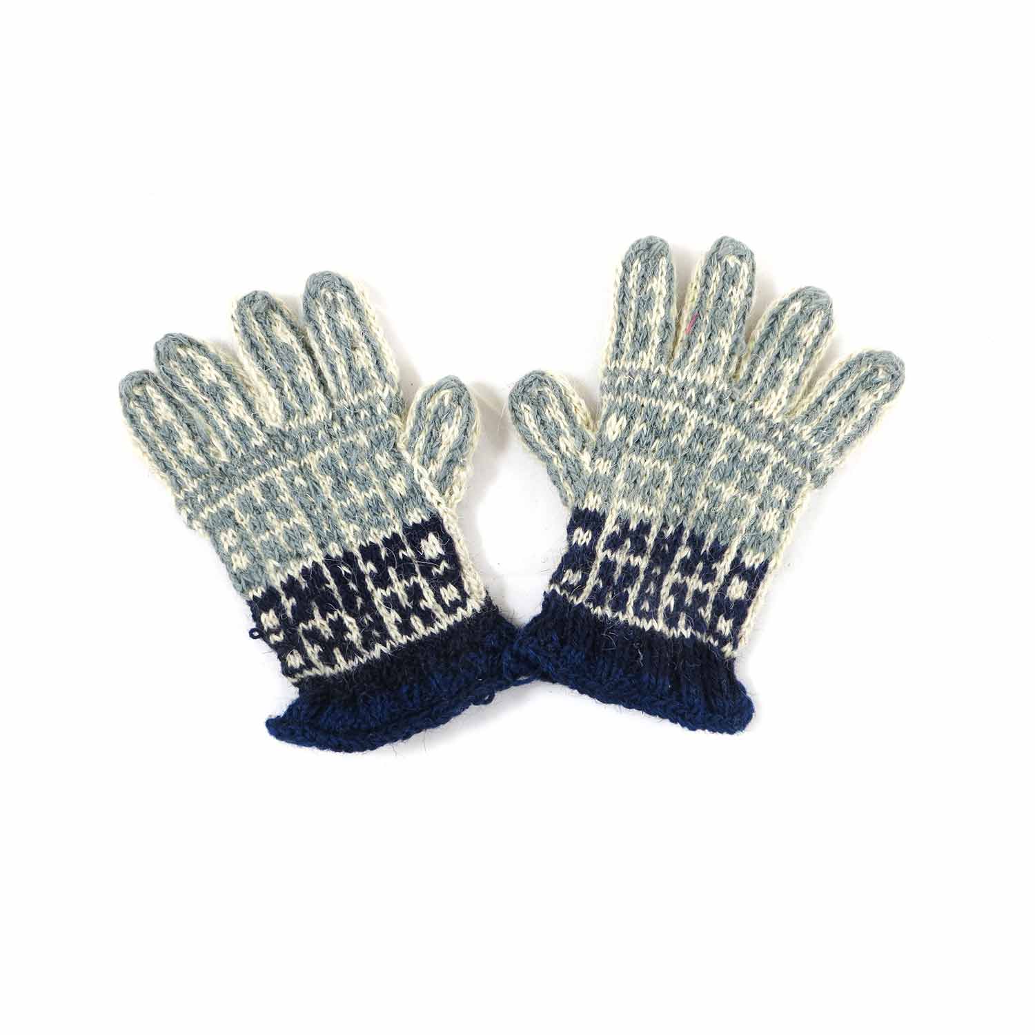 دستکش پشمی دستباف سنتی کردستان کد 112 سایز M دستکش پشمی دستباف سنتی کردستان کد 112 سایز M