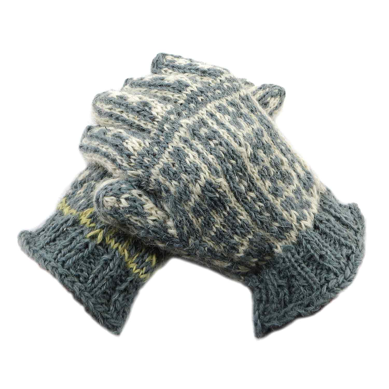 دستکش پشمی دستباف سنتی کردستان کد 113 سایز M دستکش پشمی دستباف سنتی کردستان کد 113 سایز M