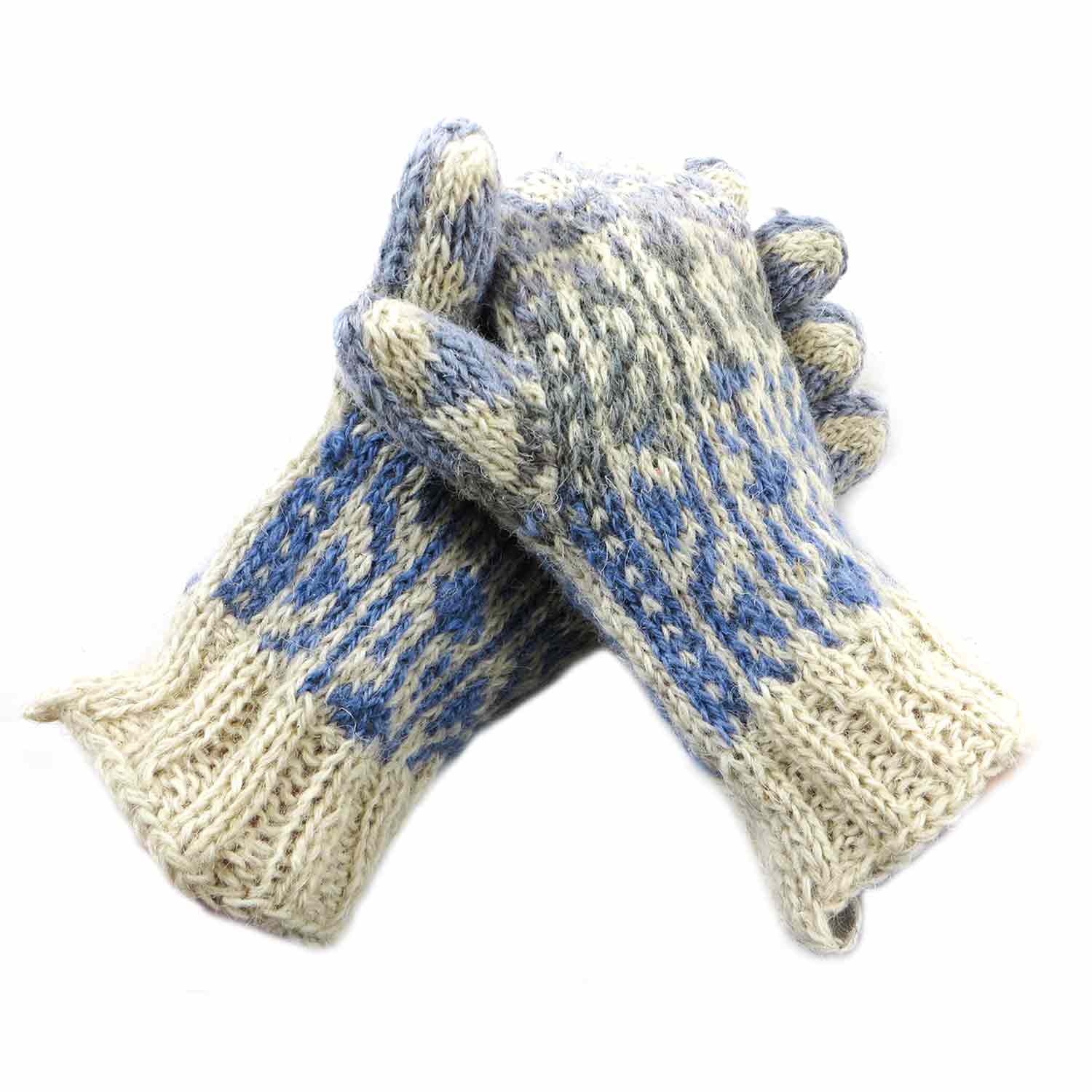 دستکش پشمی دستباف سنتی کردستان کد 114 سایز M دستکش پشمی دستباف سنتی کردستان کد 114 سایز M