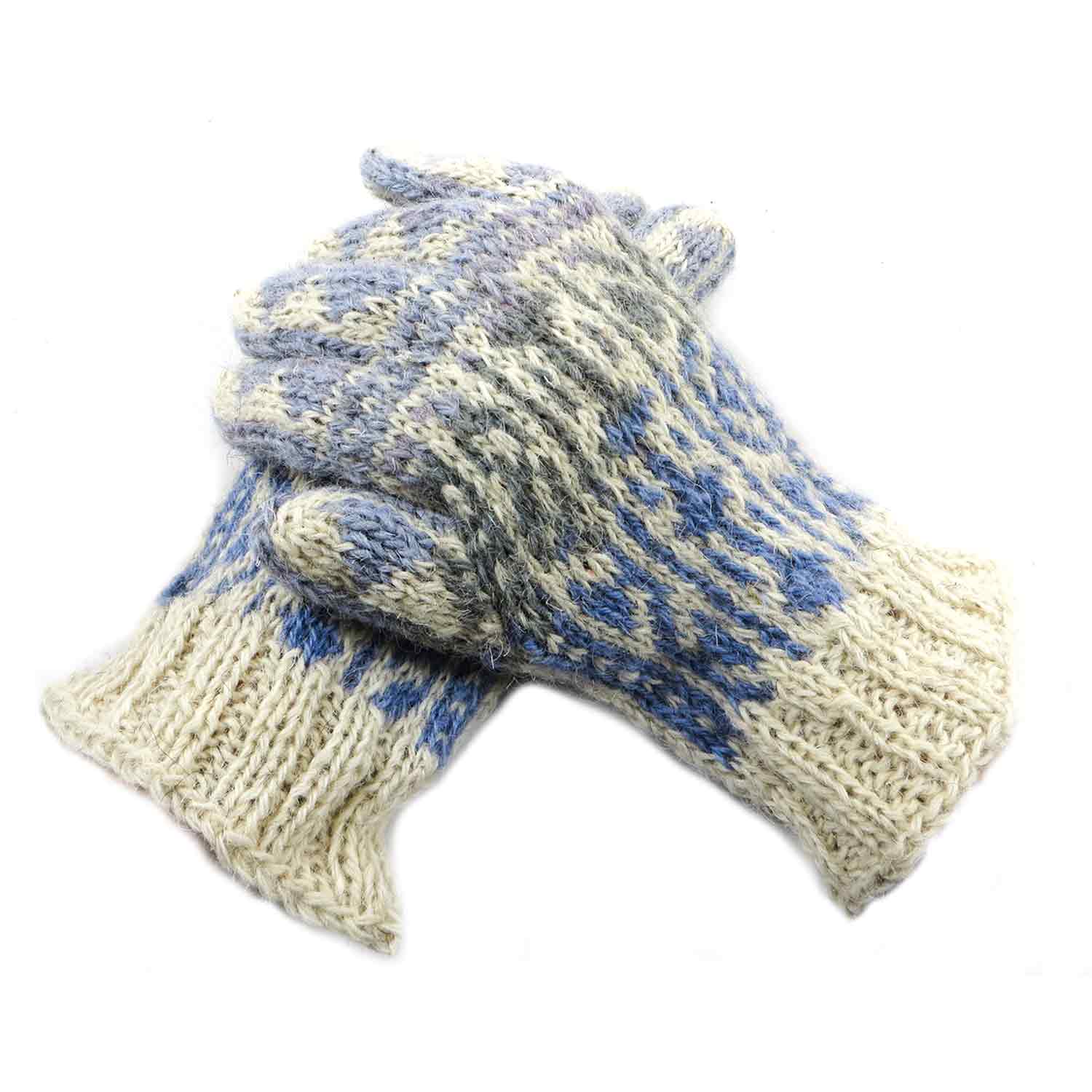 دستکش پشمی دستباف سنتی کردستان کد 114 سایز M دستکش پشمی دستباف سنتی کردستان کد 114 سایز M