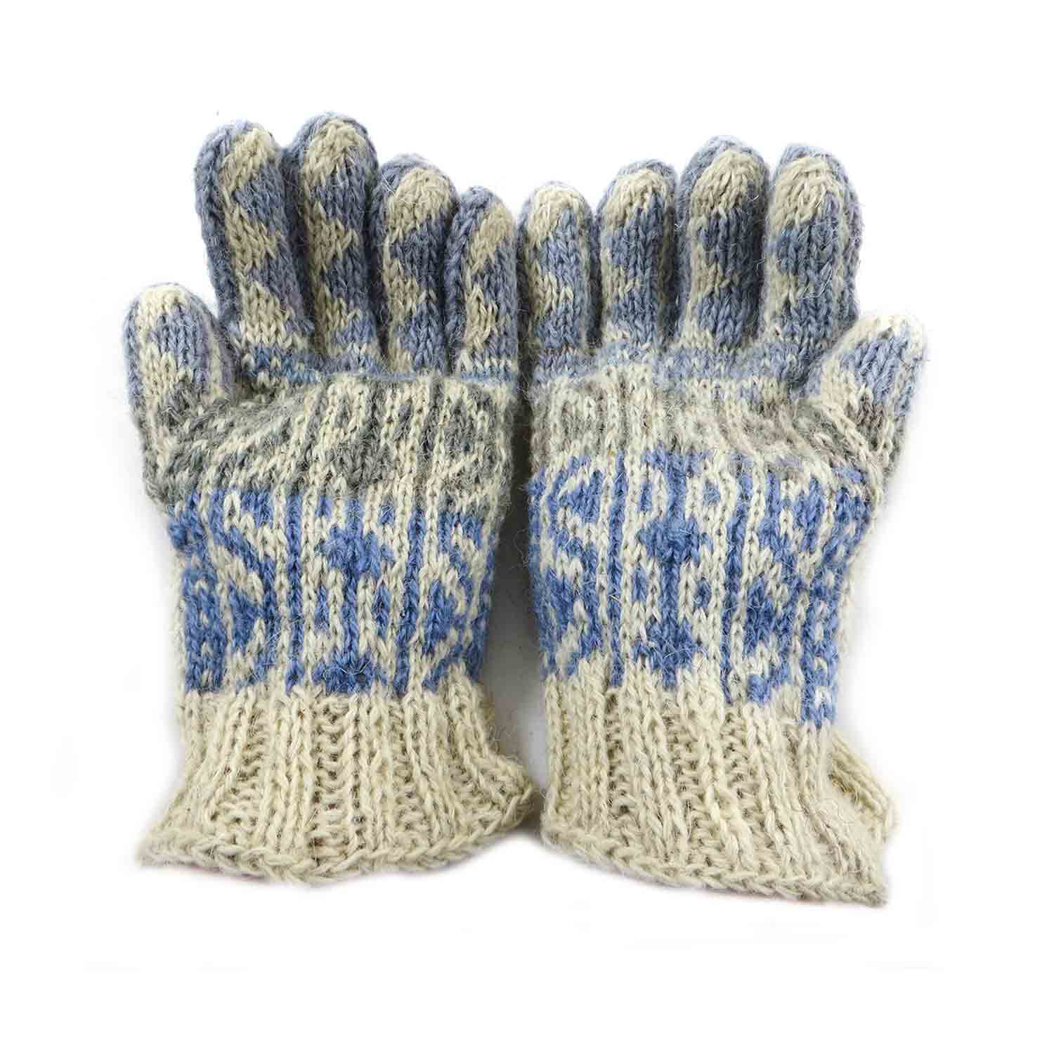 دستکش پشمی دستباف سنتی کردستان کد 114 سایز M دستکش پشمی دستباف سنتی کردستان کد 114 سایز M