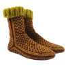 جوراب پشمی دستباف سنتی کردستان کد 228 سایز 39-40