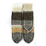 جوراب پشمی دستباف سنتی کردستان کد 229 سایز 39-40