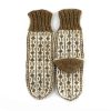 جوراب پشمی دستباف سنتی کردستان کد 238 سایز 43-44