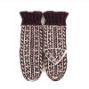 جوراب پشمی دستباف سنتی کردستان کد 241 سایز 41-42