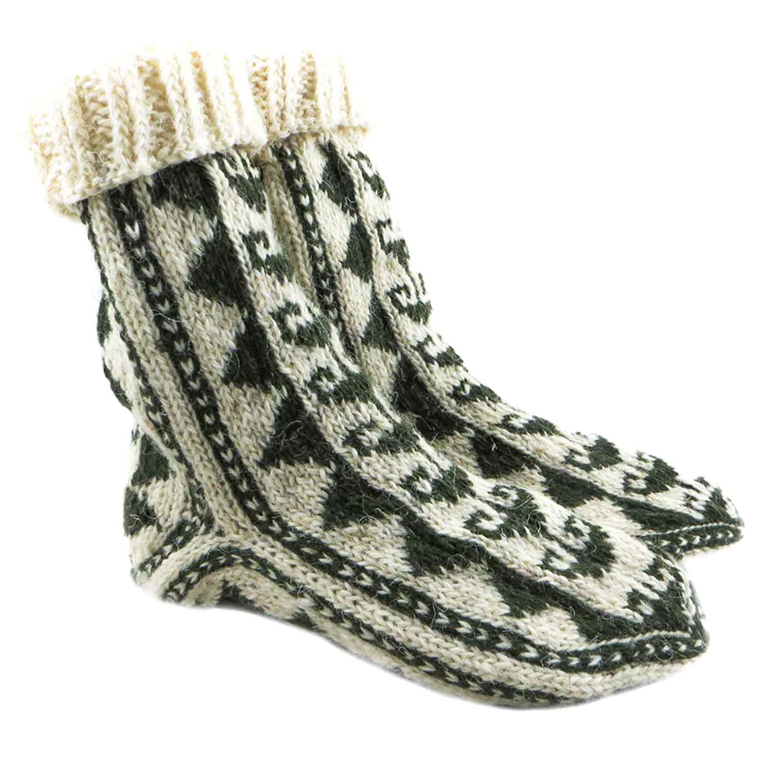 جوراب پشمی دستباف سنتی کردستان کد 251 سایز 37-38 جوراب پشمی دستباف سنتی کردستان کد 251 سایز 37-38