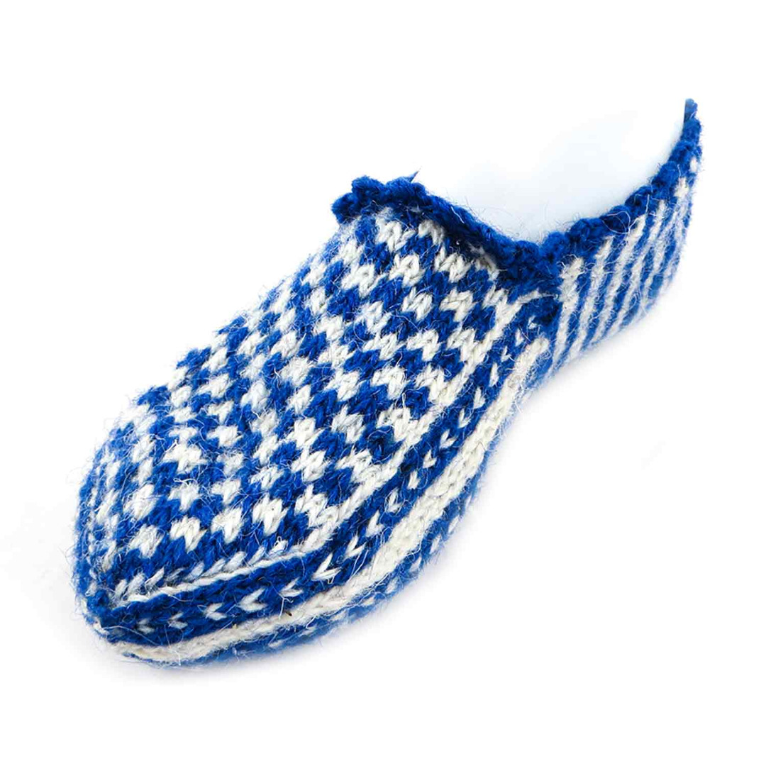 جوراب روفرشی جوراب روفرشی پشمی رنگ آبی