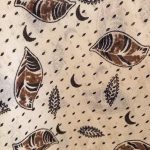 روسری حجاب مجلسی منگوله ی دست دوز  1.20 متری